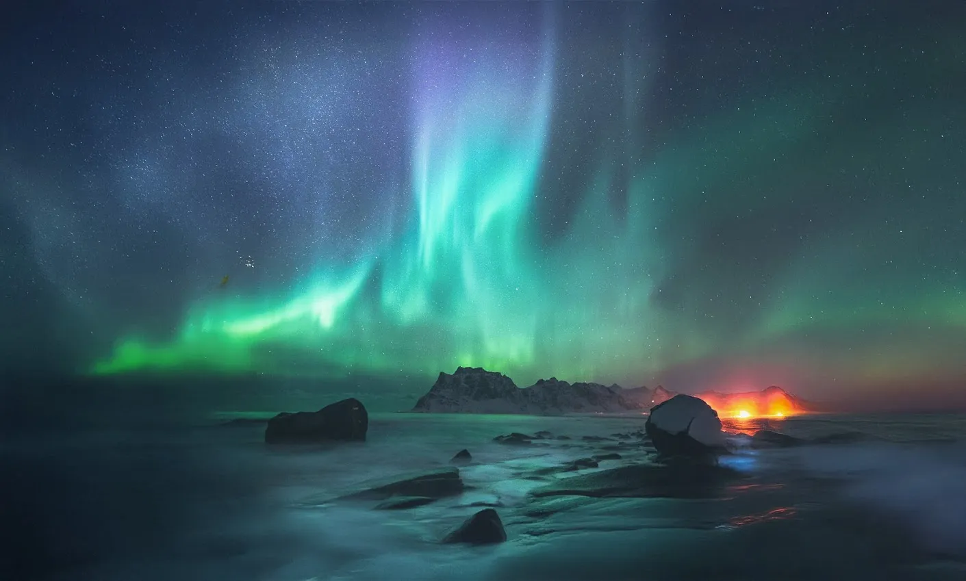 Voyage Aurores Boréales en Laponie : Quand et où les voir?, image size:1411x849